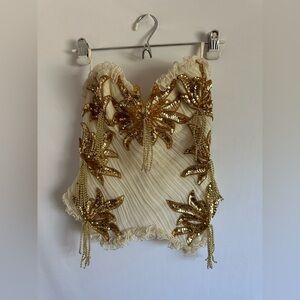Karwer Te Corset with hook- eye closures Size L